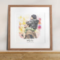 Daddy and Me Illustration