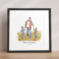 Daddy and Me Illustration