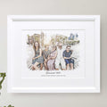 Personalized Family Line Portrait