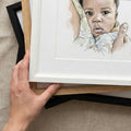 First Mother's Day Watercolor Illustration