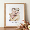 Grandma and Me Illustration