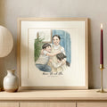 Mommy and Me Illustration