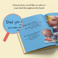 Personalized Greatest Dad in the World Book