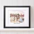 Watercolor Couple Portrait