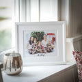 Personalized Family Line Portrait