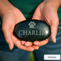 Personalized Pet Pebble with Paw Print