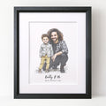 Daddy and Me Illustration