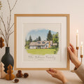 GMA Watercolor House Sketch