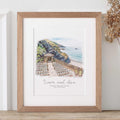 Watercolor Wedding Venue Sketch