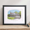 Watercolor House Sketch