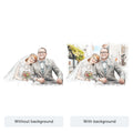 Bride and Groom Wedding Illustration
