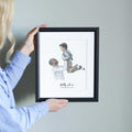 Daddy and Me Illustration
