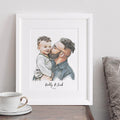 First Father's Day Daddy And Baby Portrait