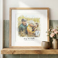 Grandma and Me Illustration