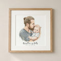 First Father's Day Daddy And Baby Portrait