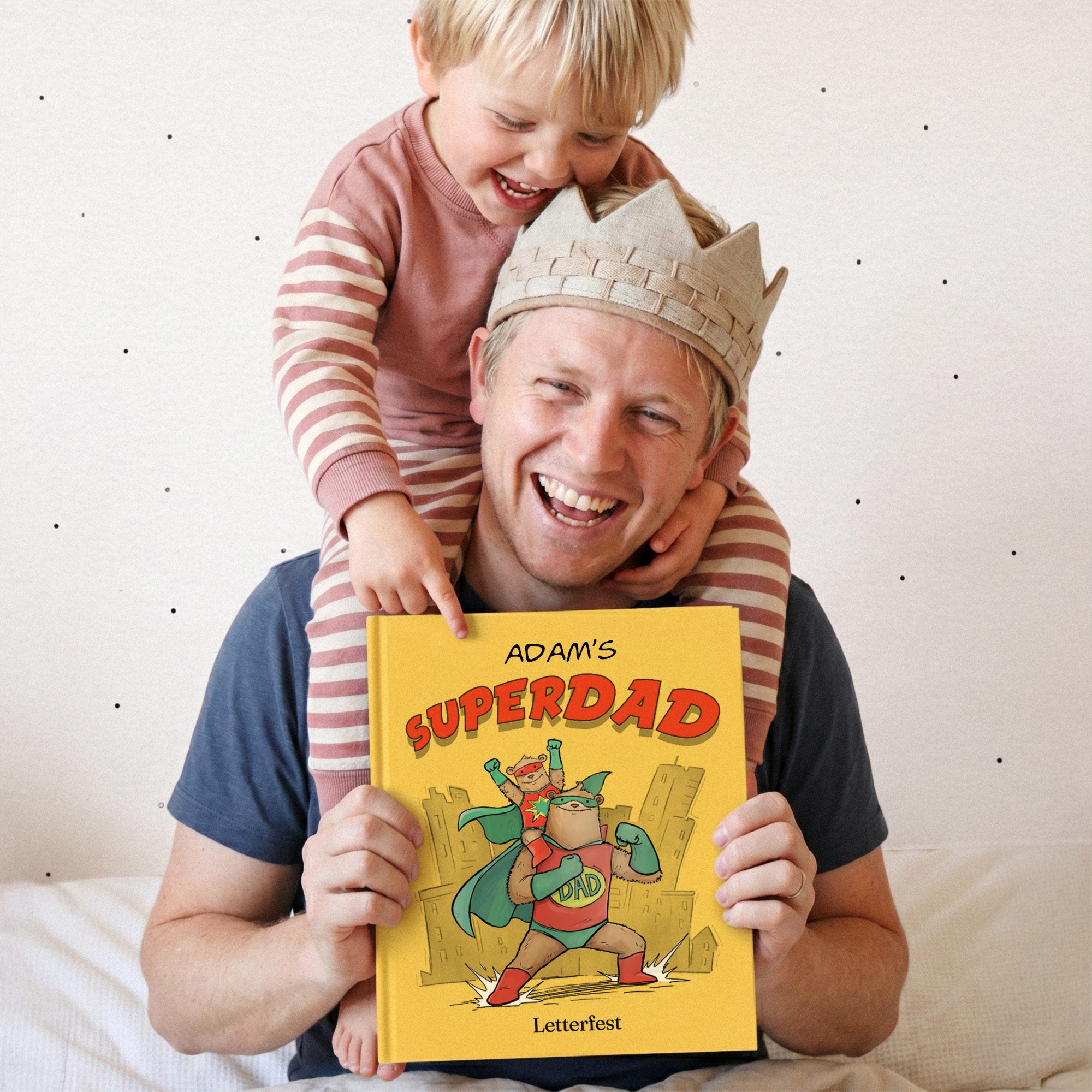 Personalized Kids Book - Dad's Superhero story – Letterfest 🇺🇸