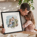 Daddy and Me Illustration