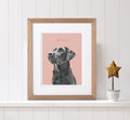 Watercolor Block Pet Portrait