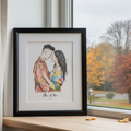 Watercolor Couple Portrait