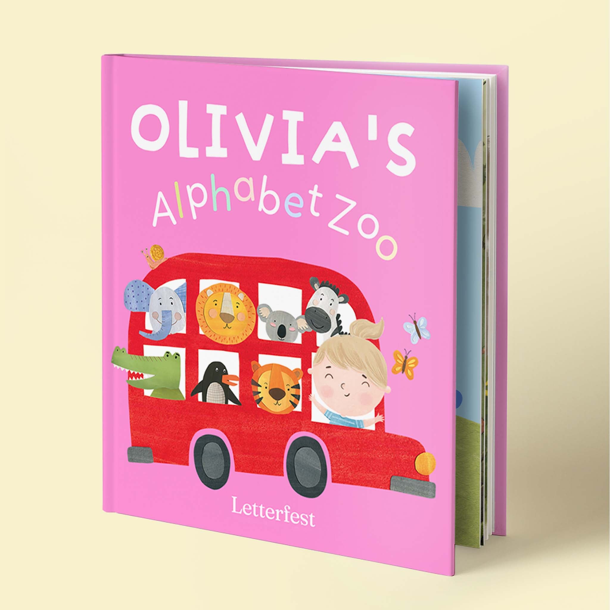 Personalized Alphabet Zoo Story Book – Custom Kids ABC Animal Gift
