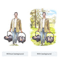 First Father's Day Daddy And Baby Portrait