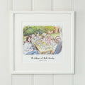 Personalized Family Line Portrait