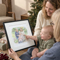 Personalized Family Line Portrait