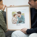 Daddy and Me Illustration