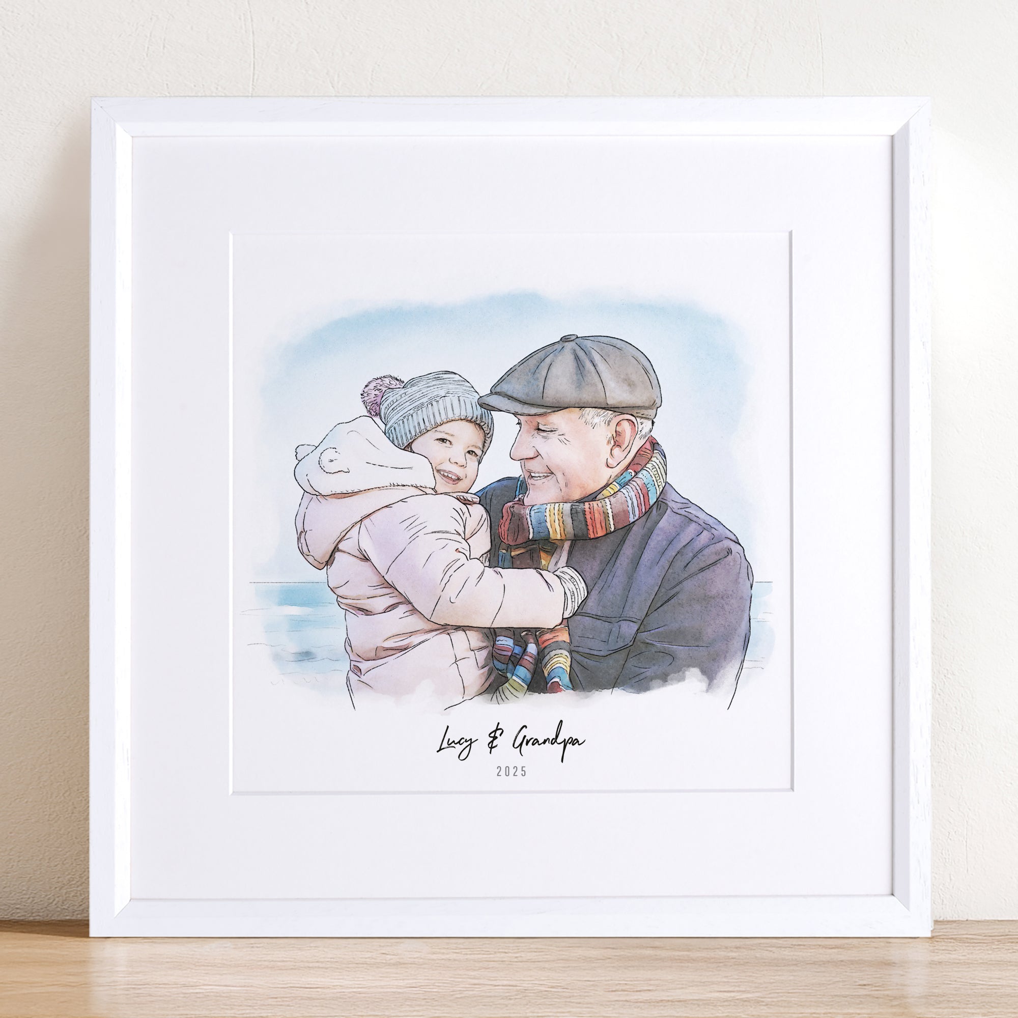 Grandad and Me Illustration – Letterfest 🇺🇸