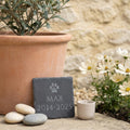 Personalized Pet Slate with Paw Print