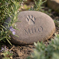 Personalized Pet Pebble with Paw Print