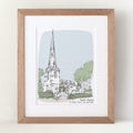 Christening or Baptism Venue Illustration