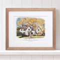 Watercolor House Sketch