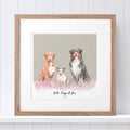 Watercolor Block Pet Portrait