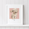 Watercolor Block Pet Portrait