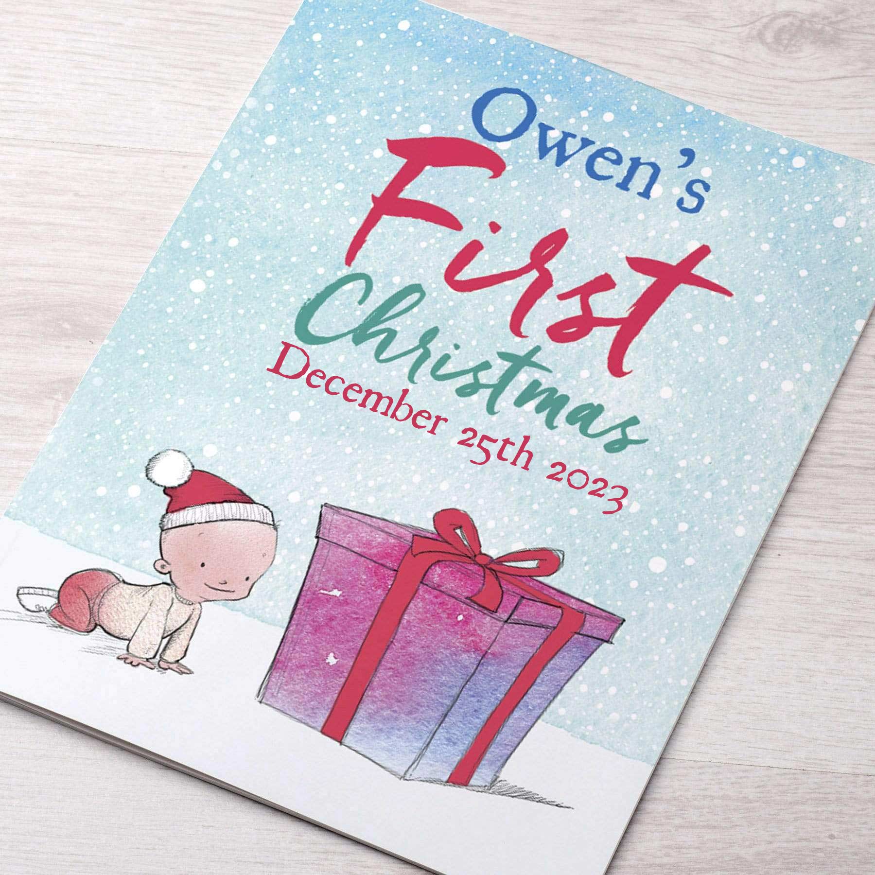 Personalized Baby First Christmas Childrens Book | for Baby and New Mums | Letterfest