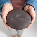 Personalized Pet Pebble with Paw Print