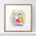 Mommy and Me Line Portrait