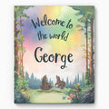 Welcome To The World Personalized New Baby Book