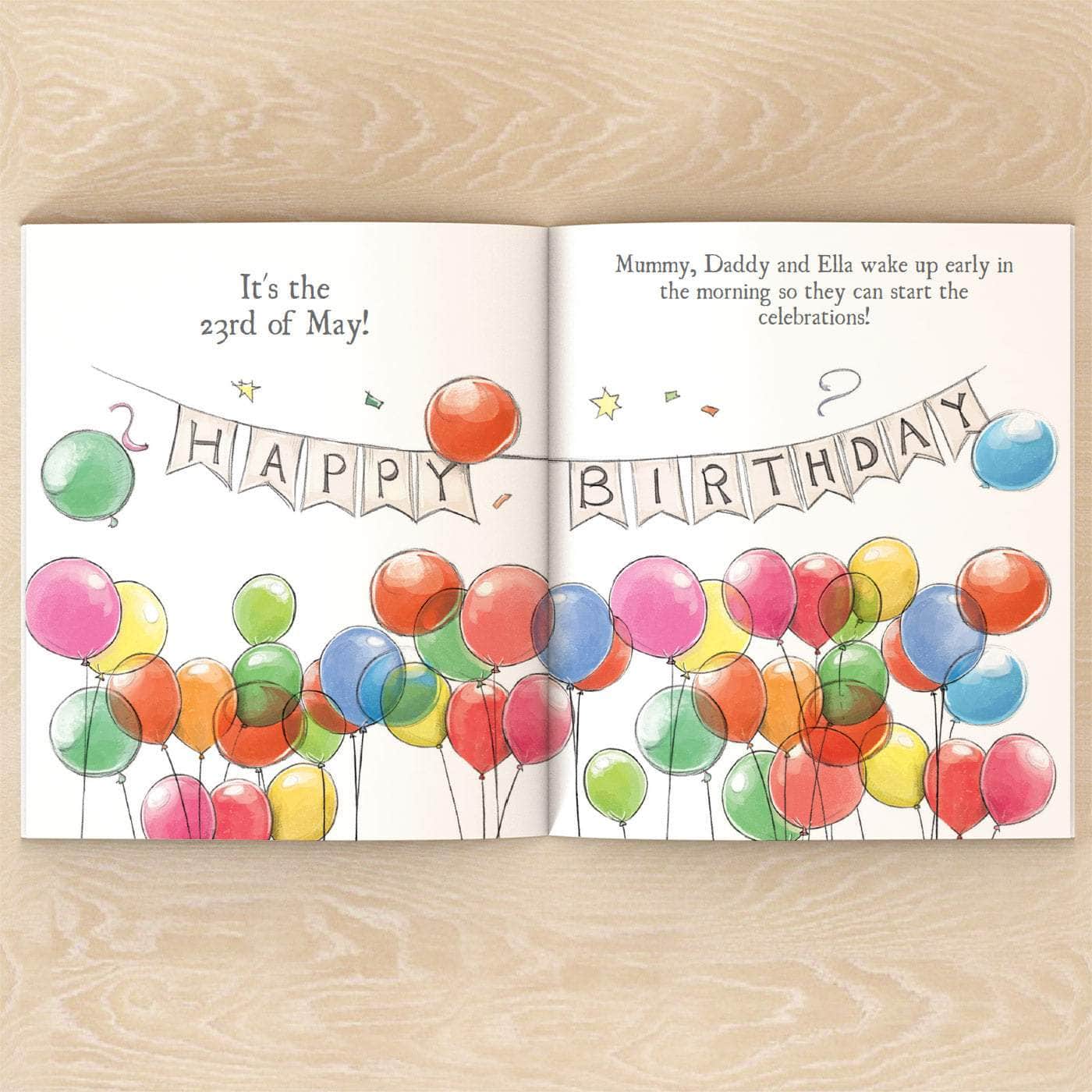 It's My Birthday Personalized Story Book