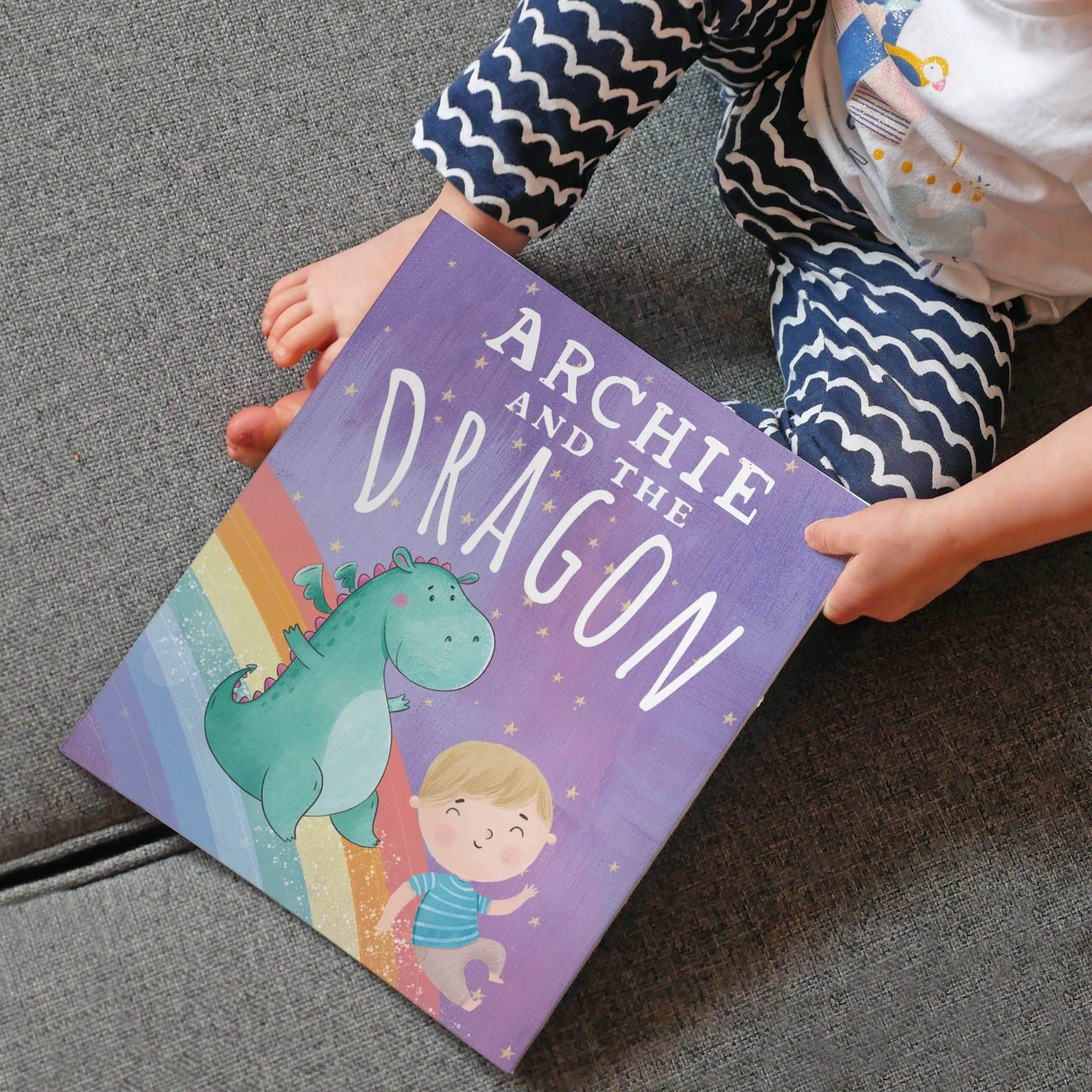 letterfest book Personalised Dragon Book For Baby Or Child
