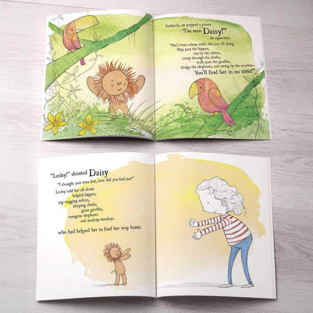 letterfest book Personalized Lion Story Book