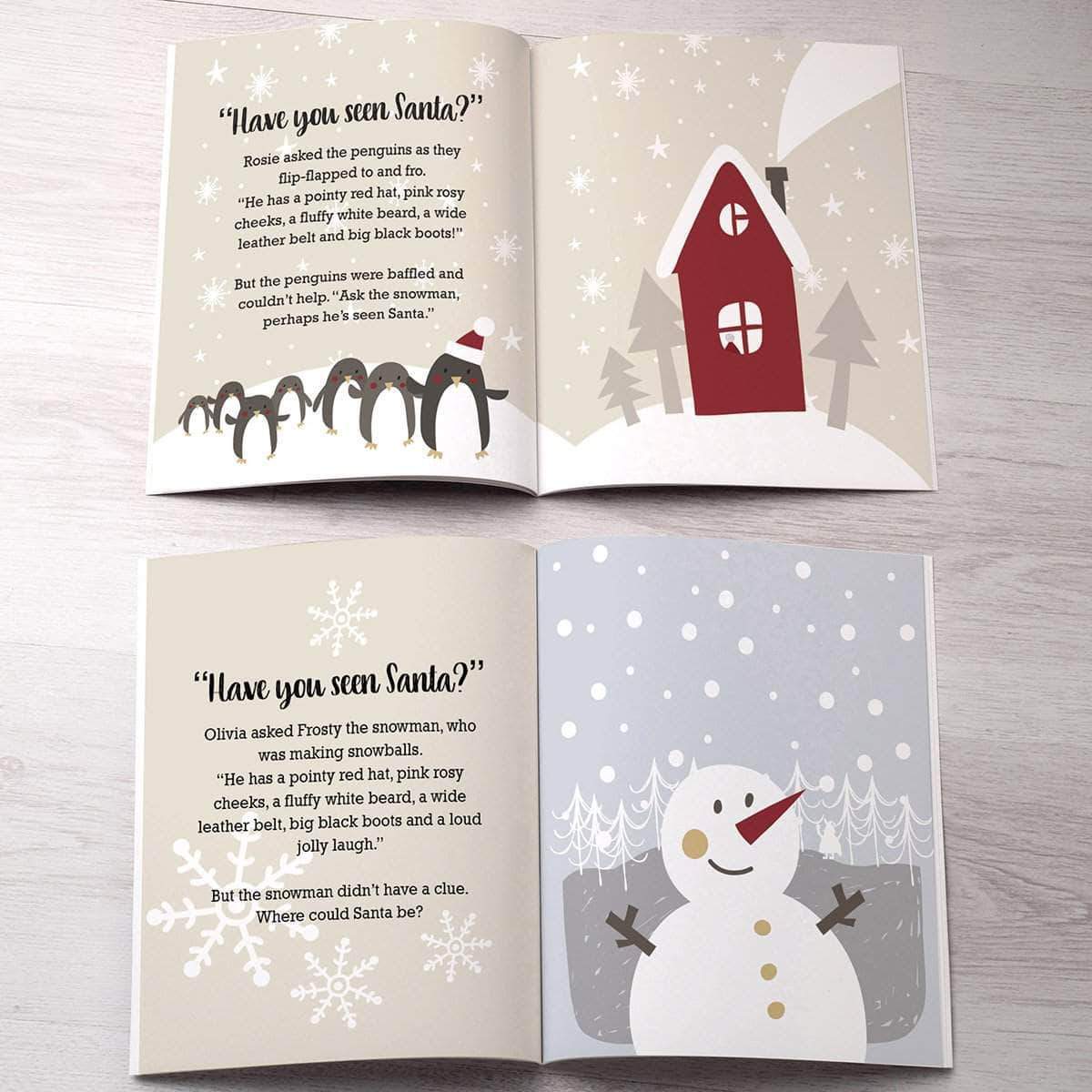 Letterfest book Personalised Search For Santa Book