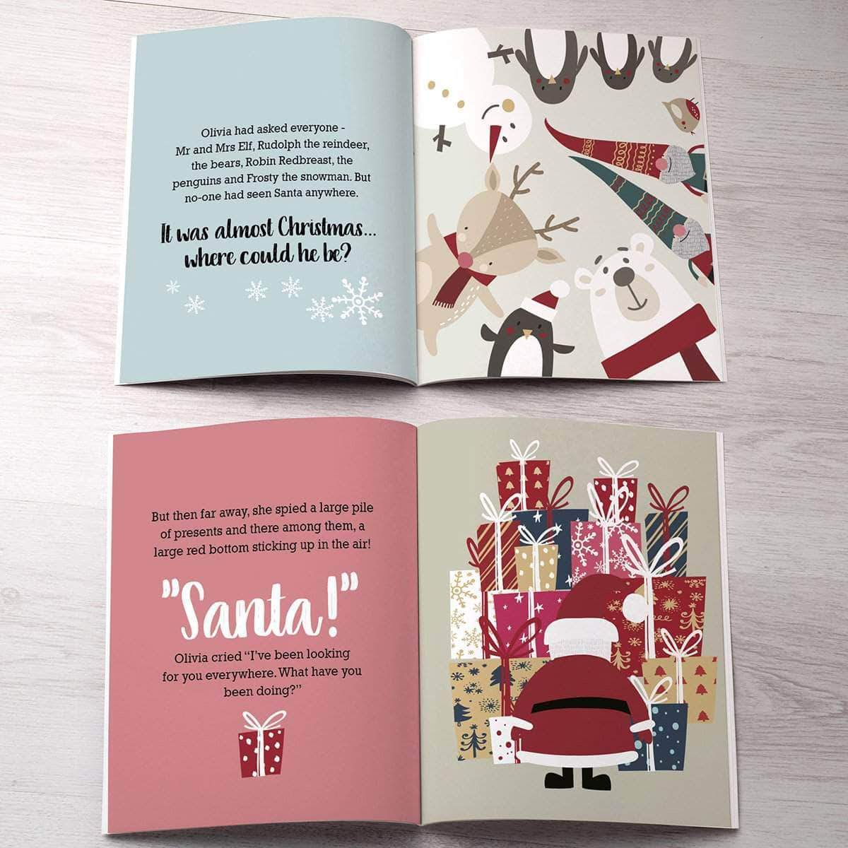 Letterfest book Personalised Search For Santa Book
