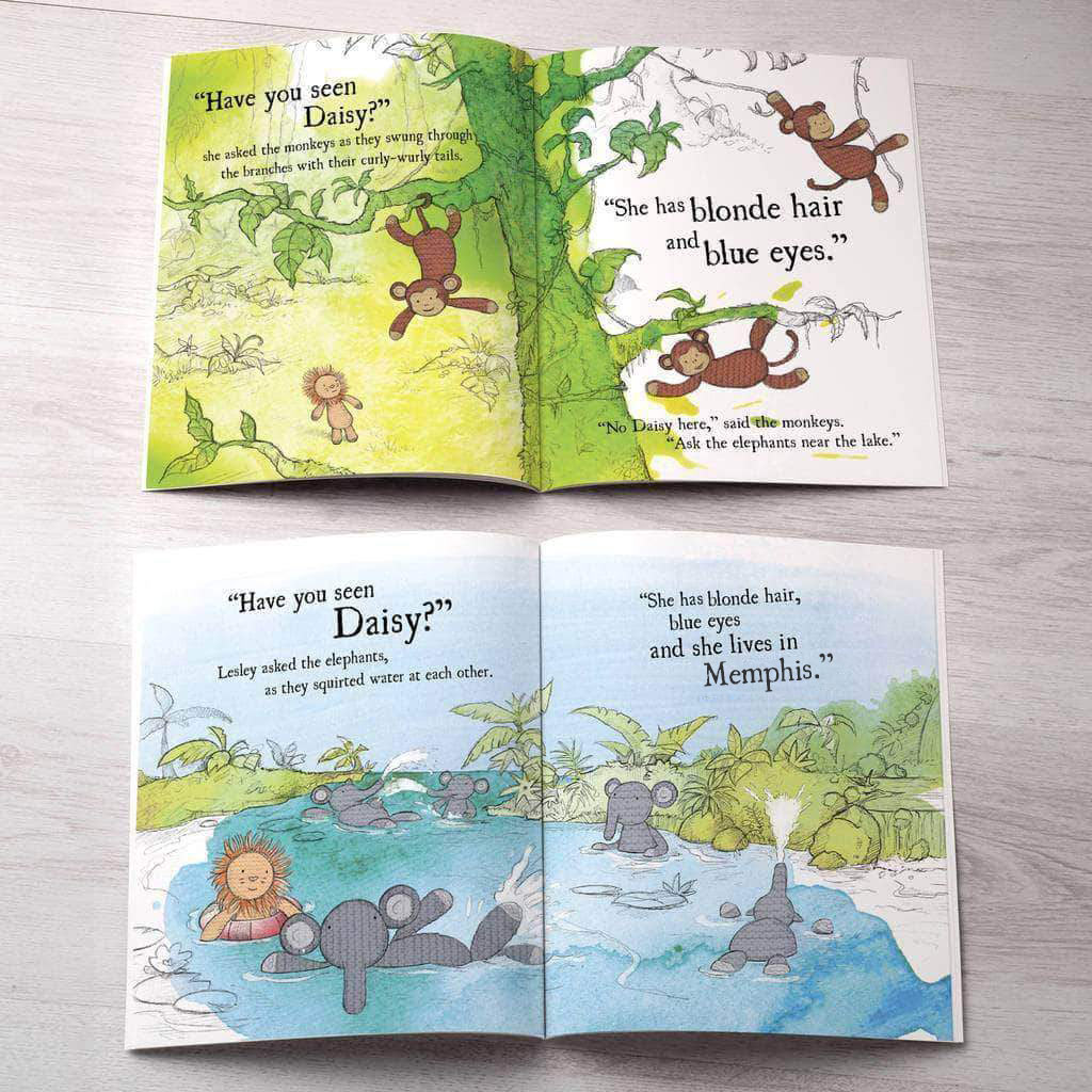 letterfest book Personalized Lion Story Book