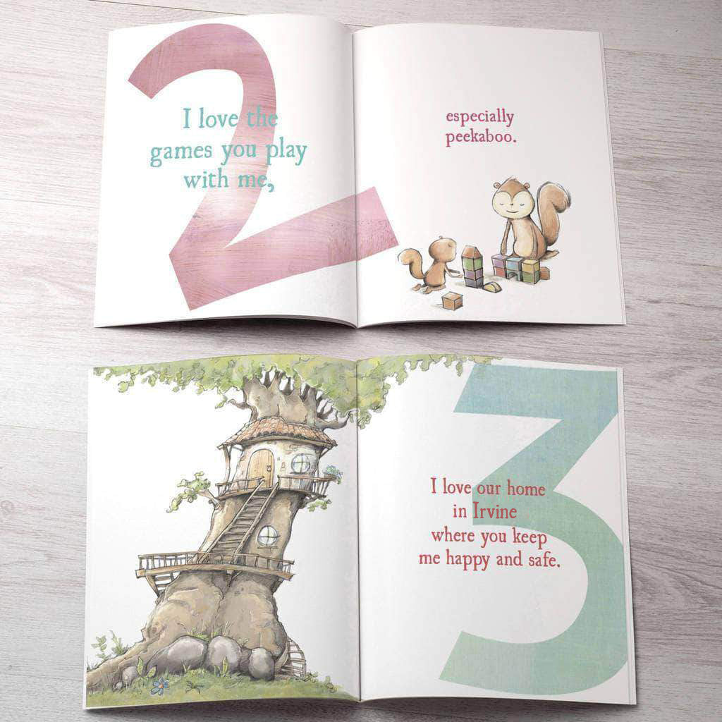 Letterfest book Reasons I Love Dad Children's Book