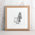 letterfest illustration Pet Portrait Sketch